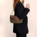 Retro Patchwork Shoulder Bag For Women