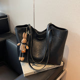 Simple And Versatile Textured Tote Bag For Women